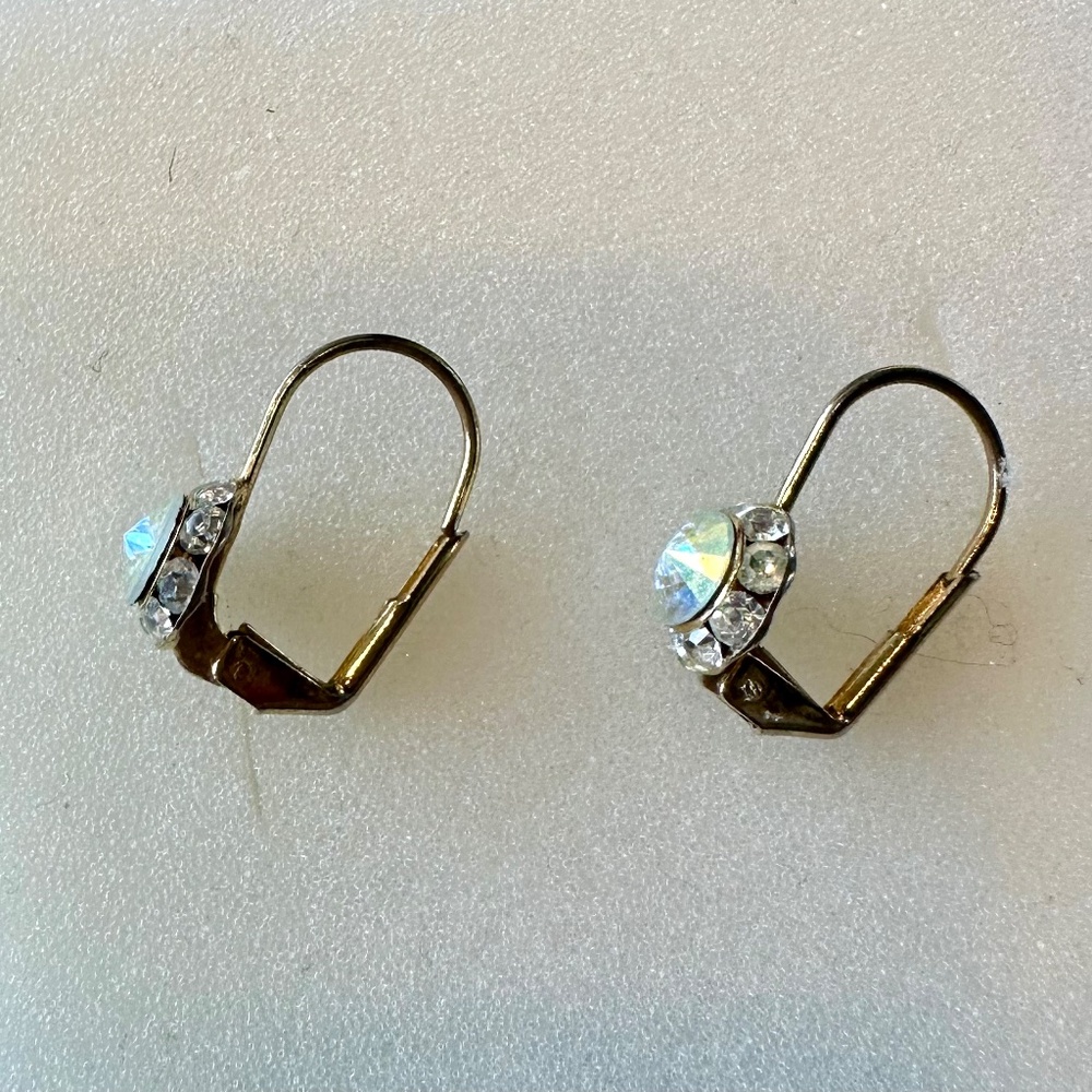 LADIES RHINESTONE EARRINGS - Picture 3 of 5